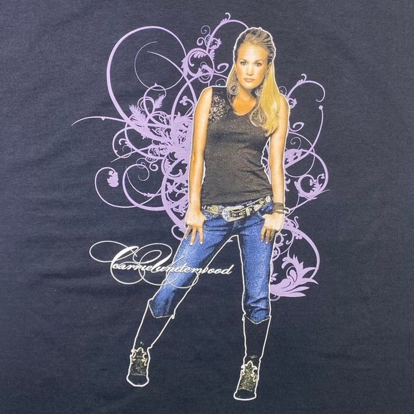 Vintage 2000s Carrie Underwood concert‎ tour country music shirt XL - Picture 2 of 6